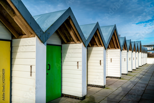 row of beach huts © Terry