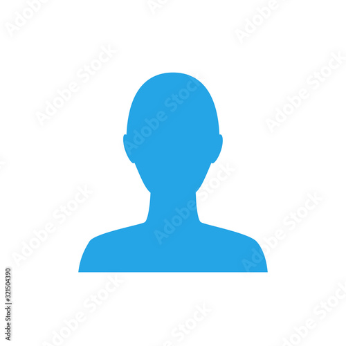 Anonymous gender neutral face avatar. Incognito head silhouette.