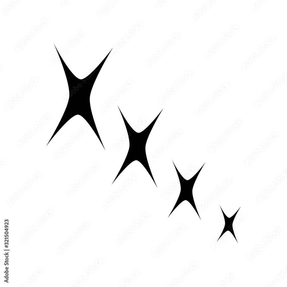 Obraz premium sparkle icon vector design logo template eps 10
