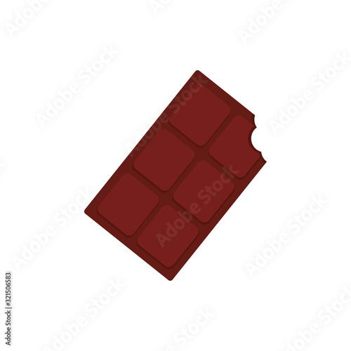 Isolated sweet chocolate vector design