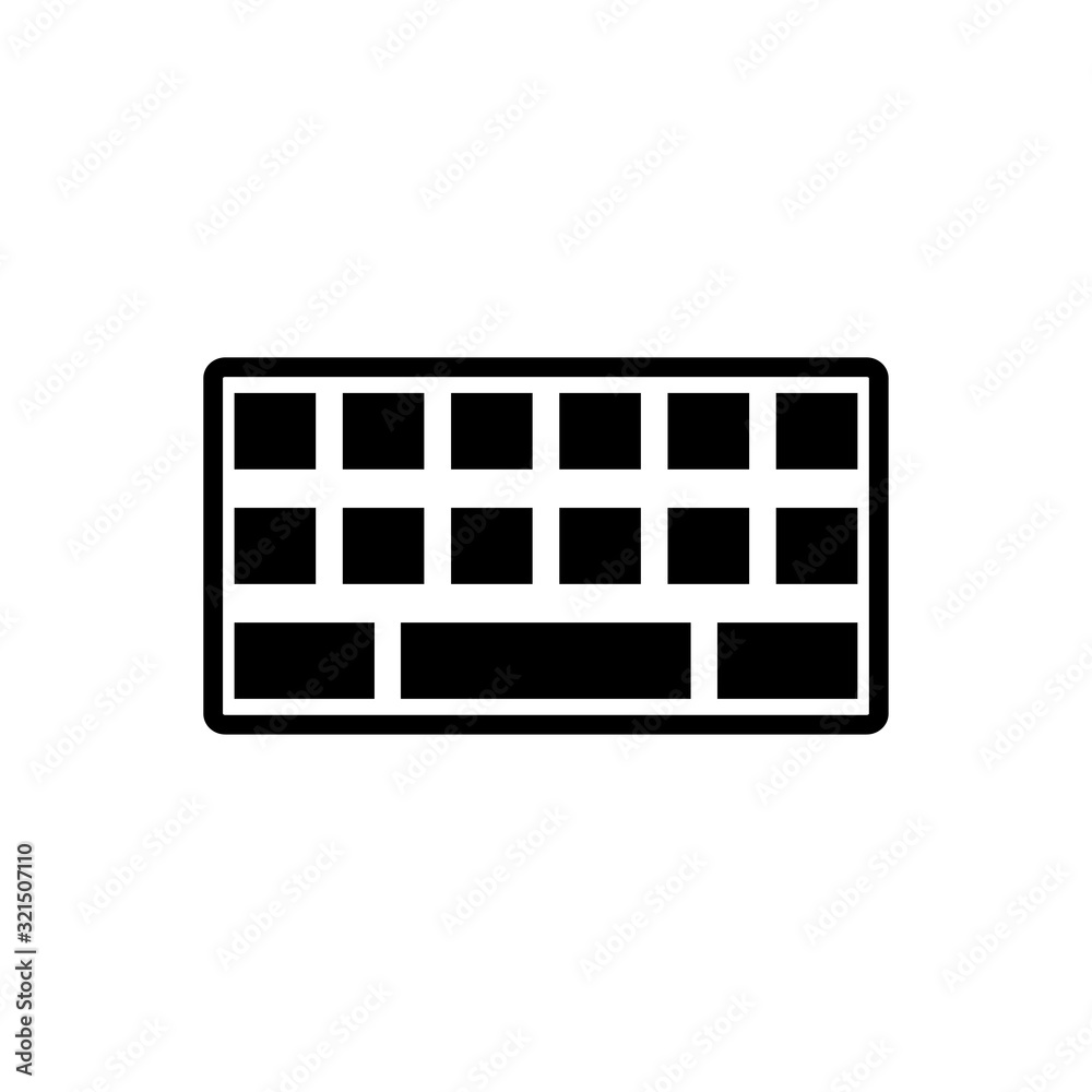 keyboard icon vector design logo template EPS 10 keyboard icon vector design logo template EPS 10