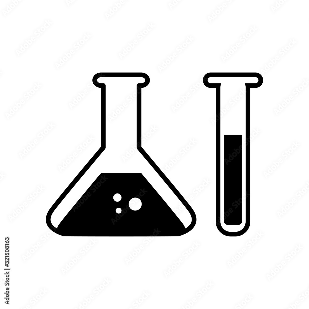 erlenmeyer icon vector design logo template EPS 10 erlenmeyer icon vector design logo template EPS 10