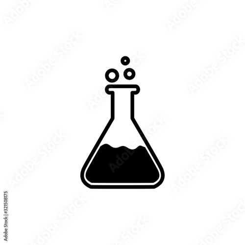 erlenmeyer icon vector design logo template EPS 10