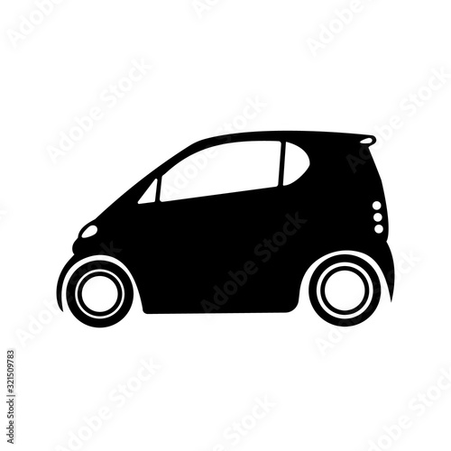 smart two car in flat design photo