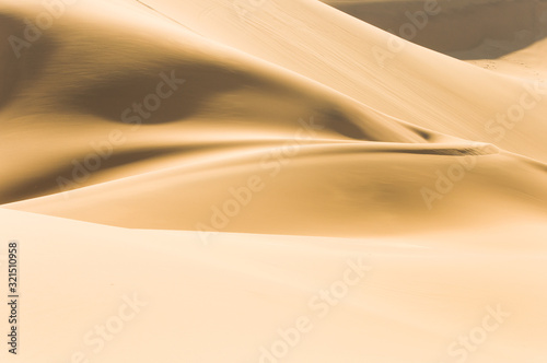 sand dunes in the desert namibia
