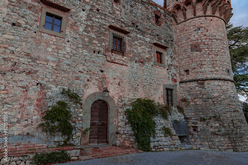 Castello di Meleto In Chianti in the Province of Siena © DD25