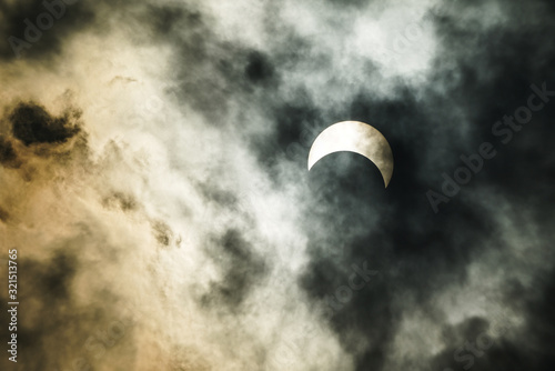 partial eclipse, lunar and solar eclipses are visible © vacancylizm