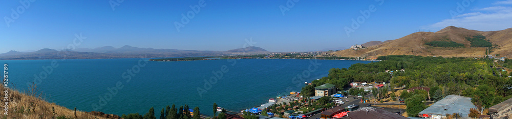Armenia: lake sevan - Panorama