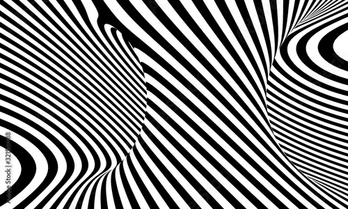 black and white background of an abstract spiral.
