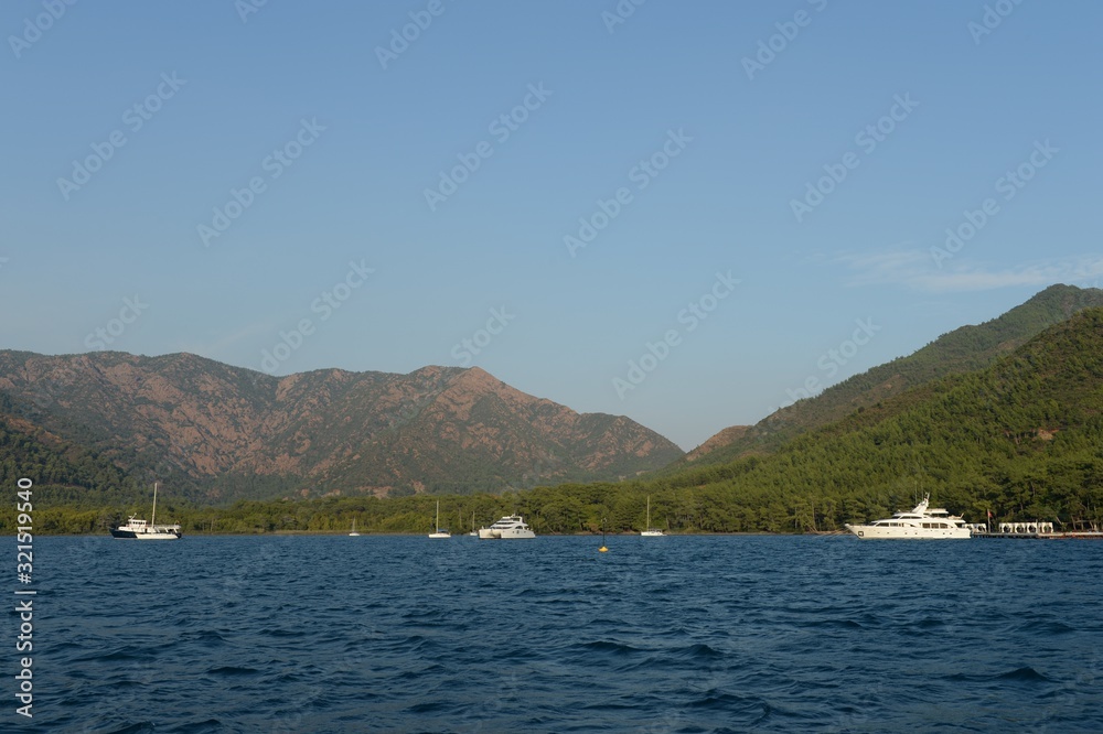 Marmaris Bay in the Aegean Sea Marmaris Bay in the Aegean Sea