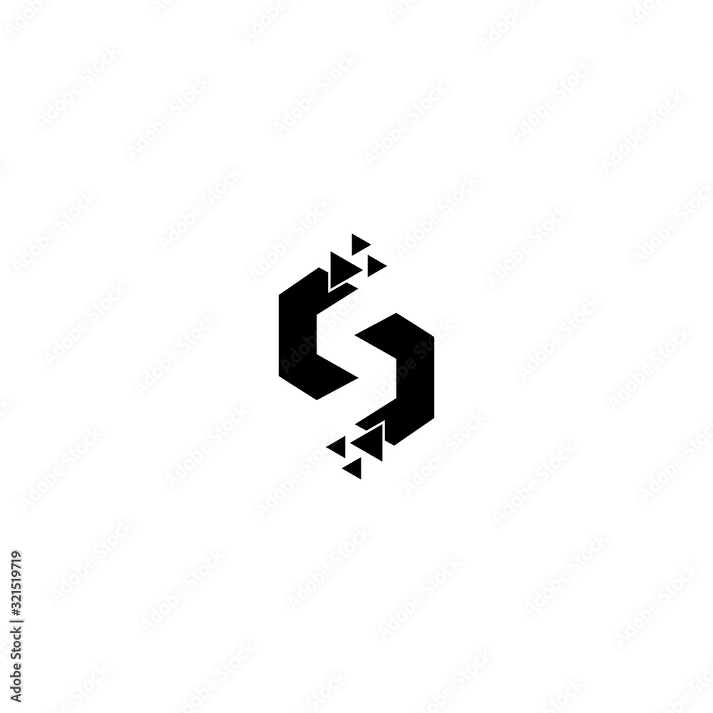 S logo design template elements S logo design template elements