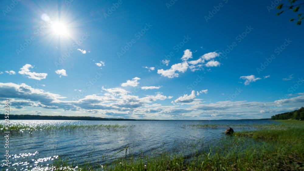 Obraz premium Beautiful lake in Karelia