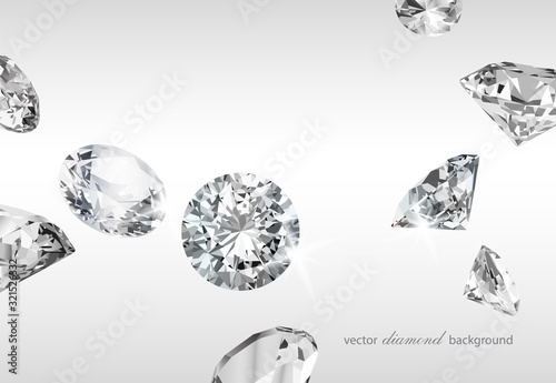 Luxury background with diamonds for modern design