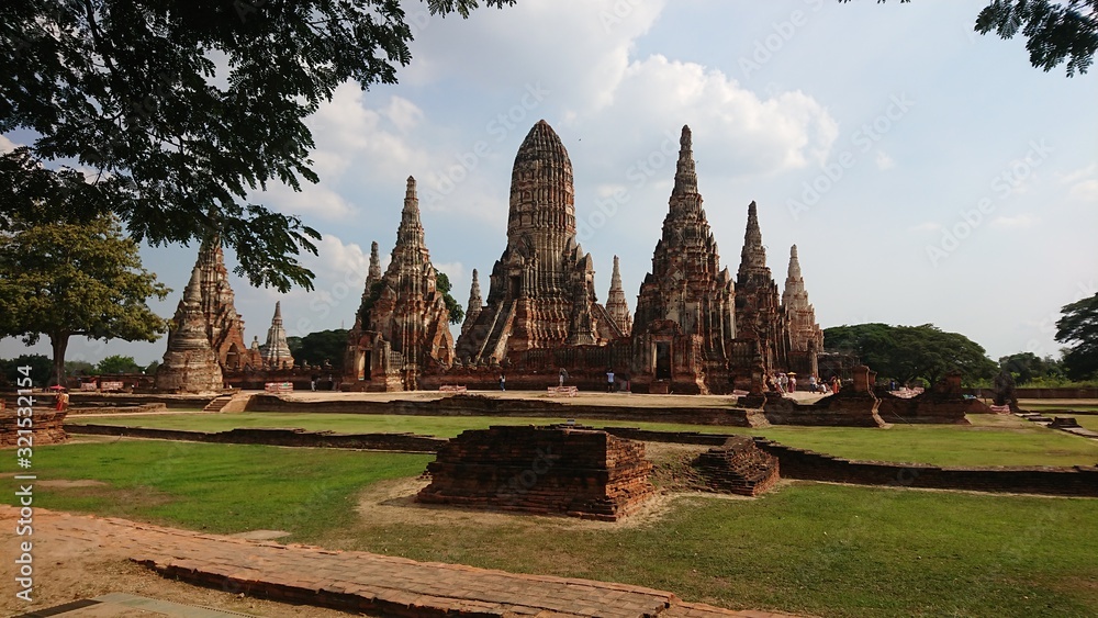 Obraz premium ayutthaya ancient city