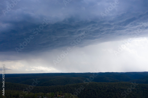 A severe thunderstorm and rain in the greater Sydney basin © Phillip