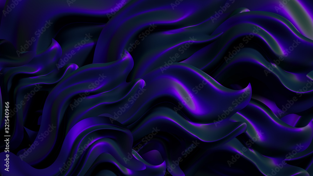 Obraz premium Abstract metal background. 3d illustration, 3d rendering.