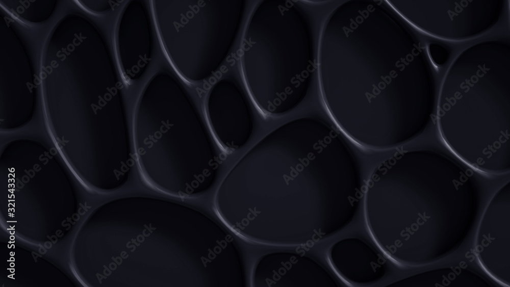 Abstract metal background. 3d illustration, 3d rendering.