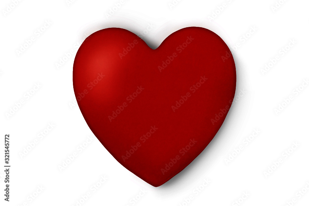 3D heart vector isolated on a white background. Concept symbol of love, valentines day, icon. 3D heart vector isolated on a white background. Concept symbol of love, valentines day, icon.