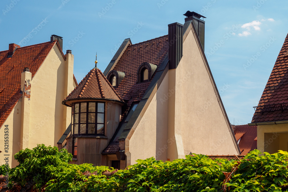 Apartment building in Nuremberg, Bavaria, Germany