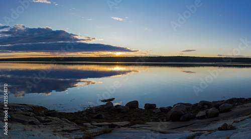 Evening on the White Sea.