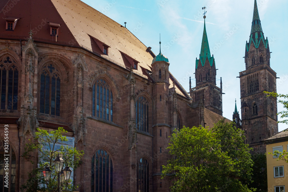 Historic old town of Nuremberg, Bavaria, Germany