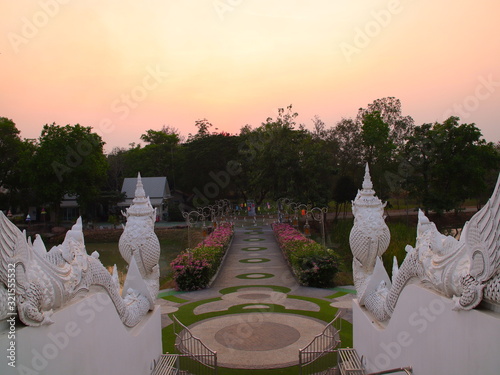 Wat Thung Setthi in Khon Kaen Essan Thailand a temple with beautiful ornaments of Buddha photo