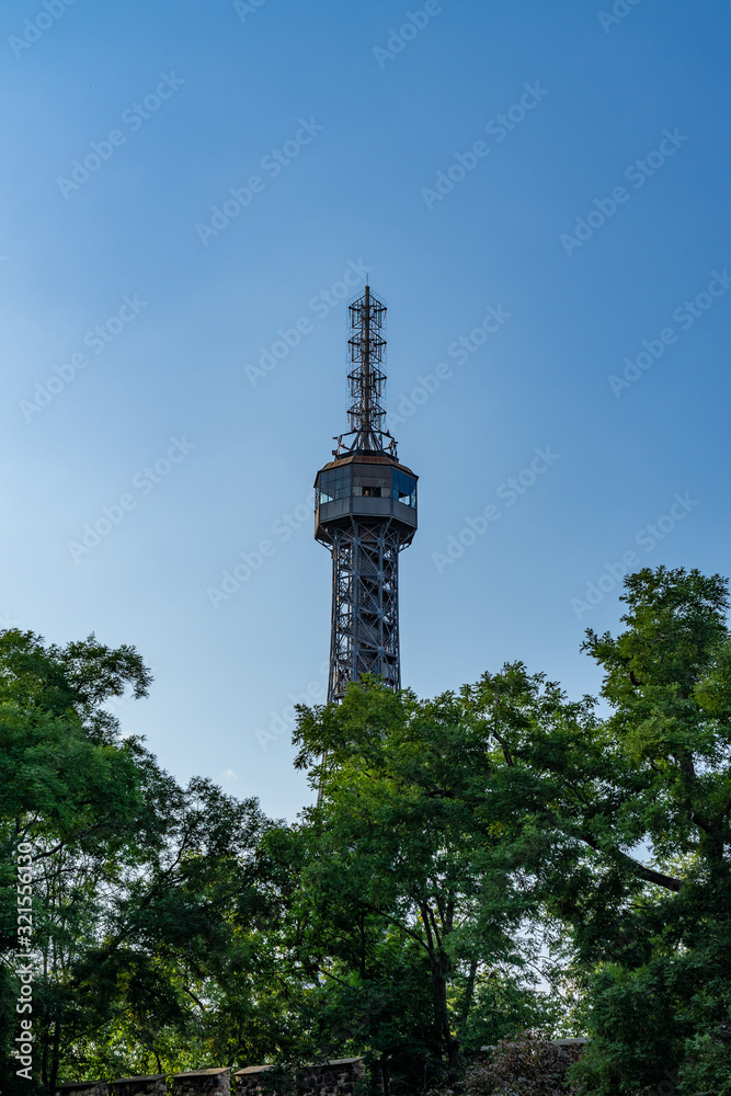 Petrin Observation Tower Prague in Czech Republic. Petrin Observation Tower Prague in Czech Republic.