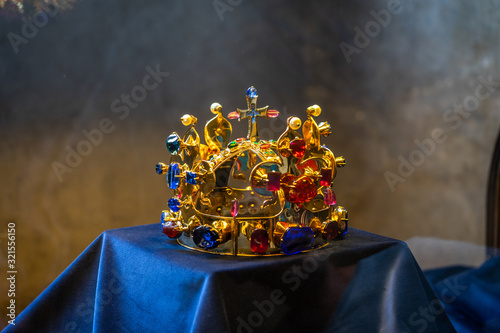 Obraz na plátně Crown Old Royal Palace Prague in Czech Republic.