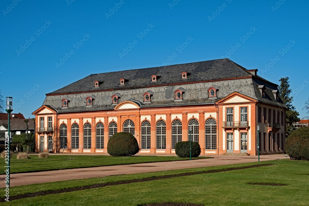 Die Orangerie in Darmstadt in Hessen, Deutschland 