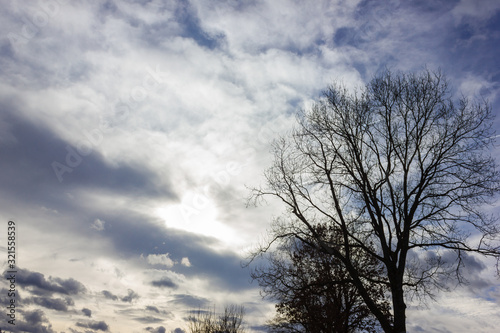 föhn clouds in the sky