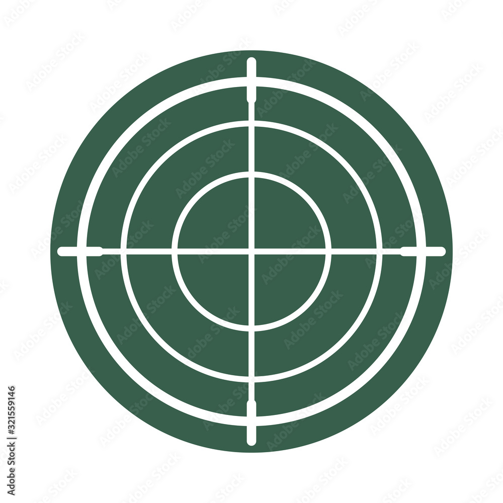 target military force isolated icon target military force isolated icon