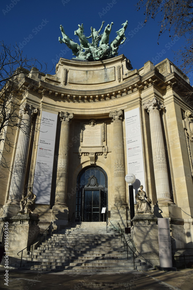 Obraz premium Le Grand palais, Paris, France.