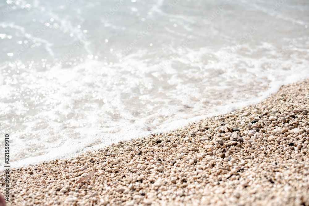 Beautiful photo beach and waves Beautiful photo beach and waves