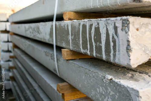 Reinforced concrete stakes