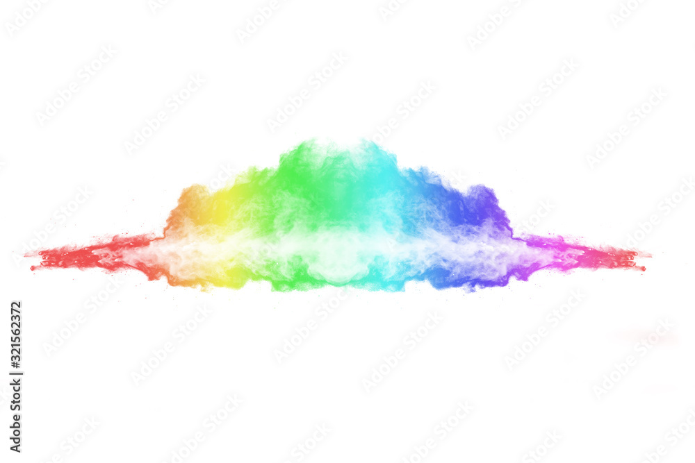 abstract powder splatted background. Colorful powder explosion on white background. Colored cloud. Colorful dust explode. Paint Holi. abstract powder splatted background. Colorful powder explosion on white background. Colored cloud. Colorful dust explode. Paint Holi.