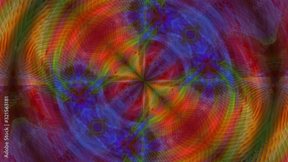 Trippy Psychedelic Hallucinogenic Rainbow Colorful Pattern Shapes - Abstract Background Texture Trippy Psychedelic Hallucinogenic Rainbow Colorful Pattern Shapes - Abstract Background Texture