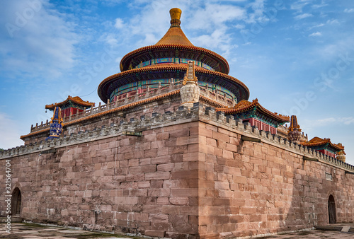 Canvas Print Eight Outer Temples of Chengde in Chengde Mountain Resort, summer residence of Q