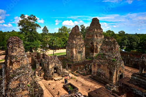 Pre Rup Angkor wat temple ruins siem reap cambodia asia