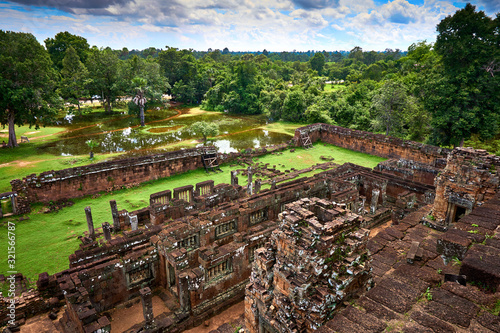 Pre Rup Angkor wat temple ruins siem reap cambodia asia