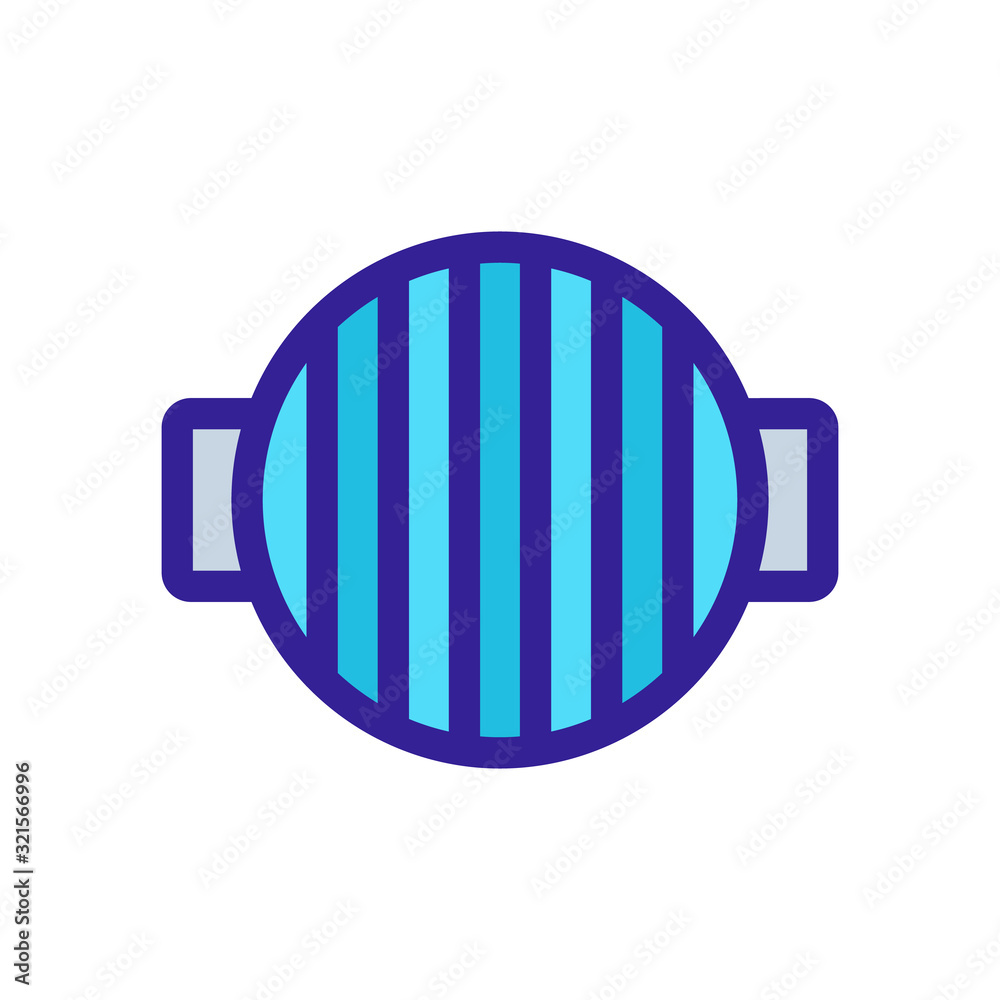 steak meat icon vector. Thin line sign. Isolated contour symbol illustration steak meat icon vector. Thin line sign. Isolated contour symbol illustration