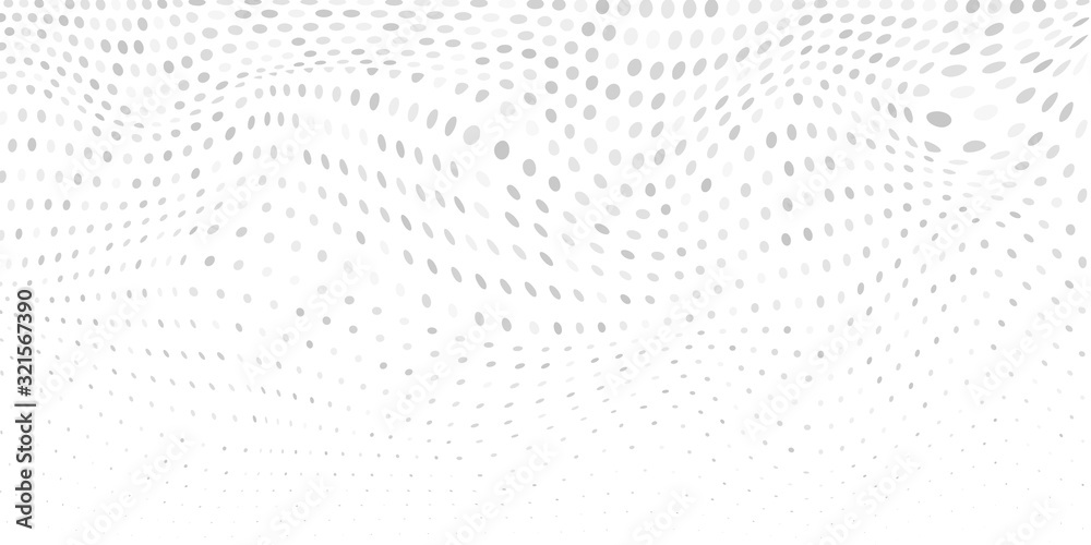 Abstract background made of halftone dots in white and gray colors Abstract background made of halftone dots in white and gray colors