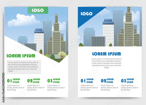 business flyer poster brochure cover design layout background template design, vector in a4 size