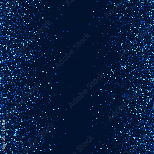 White Xmas Graphic Sky Template. Silver Galaxy 