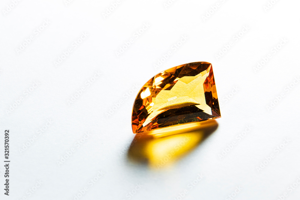 close macro in citrine quartz crystal faceted close macro in citrine quartz crystal faceted
