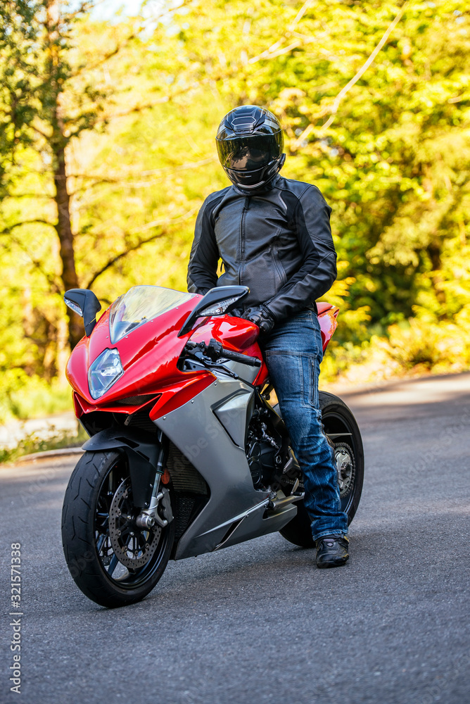 Naklejka premium Motorcycle