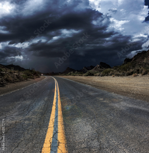 road in mountains