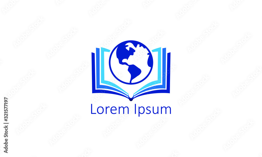 simple creative globe with book, global books educations, desings logo template vector icon editable eps 10 simple creative globe with book, global books educations, desings logo template vector icon editable eps 10