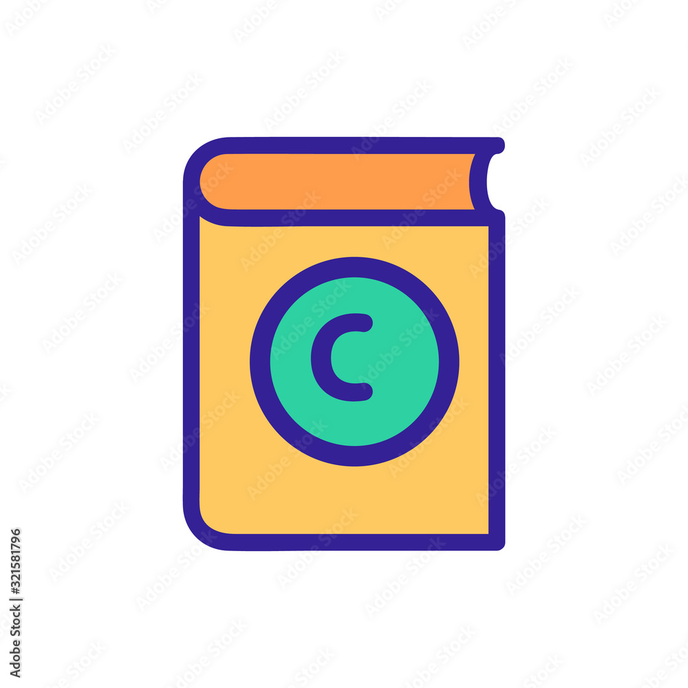 intellectual property icon vector. Thin line sign. Isolated contour symbol illustration intellectual property icon vector. Thin line sign. Isolated contour symbol illustration