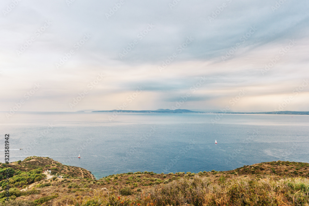 Landscape of Cap de Creus, National Park on the Costa Brava, Spain Landscape of Cap de Creus, National Park on the Costa Brava, Spain