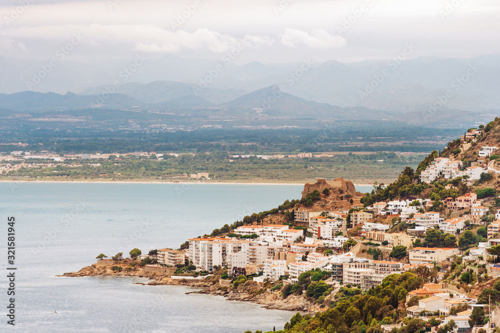 Landscape of Cap de Creus, National Park on the Costa Brava, Spain